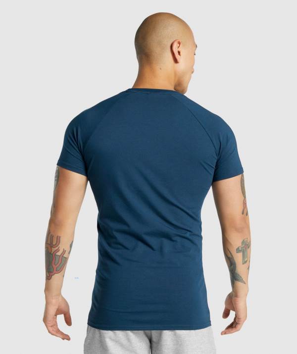 Panske Tricka Gymshark Critical 2.0 Námornícka Modrá | YU5912846